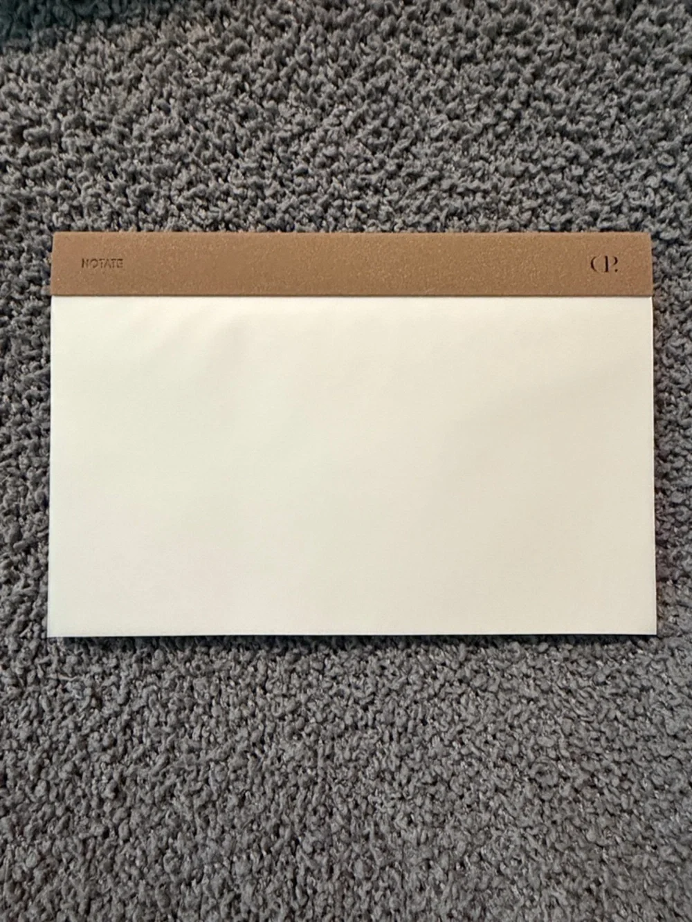 Classic Cream & Tan Hardcover Notebook Planner